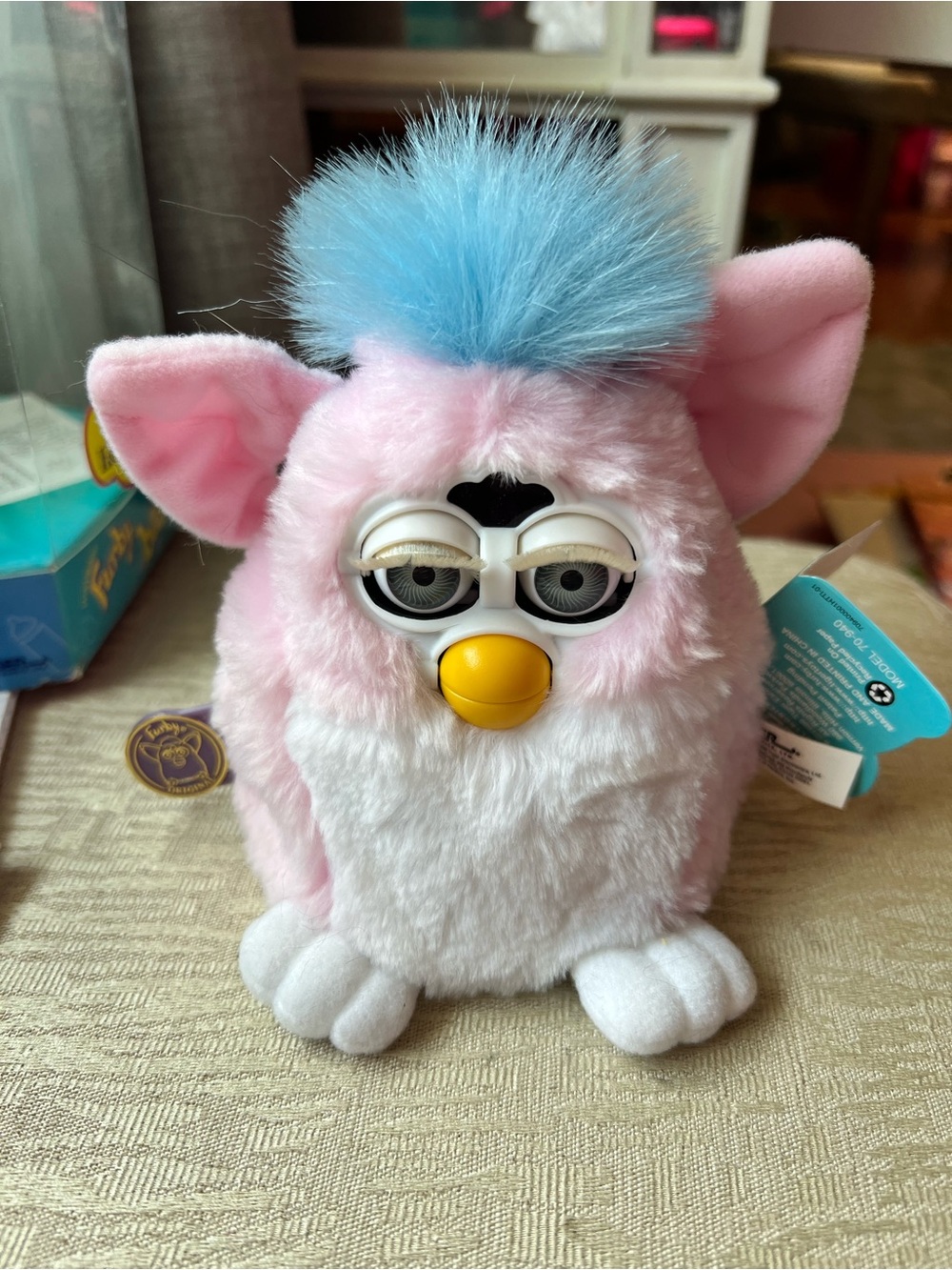 Generation 1 Baby Pink Furby Baby 1999 70-940 - Works!!